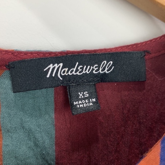 Madewell Button-Back Tie Tee in Rosalinda Stripe - Picture 13 of 16